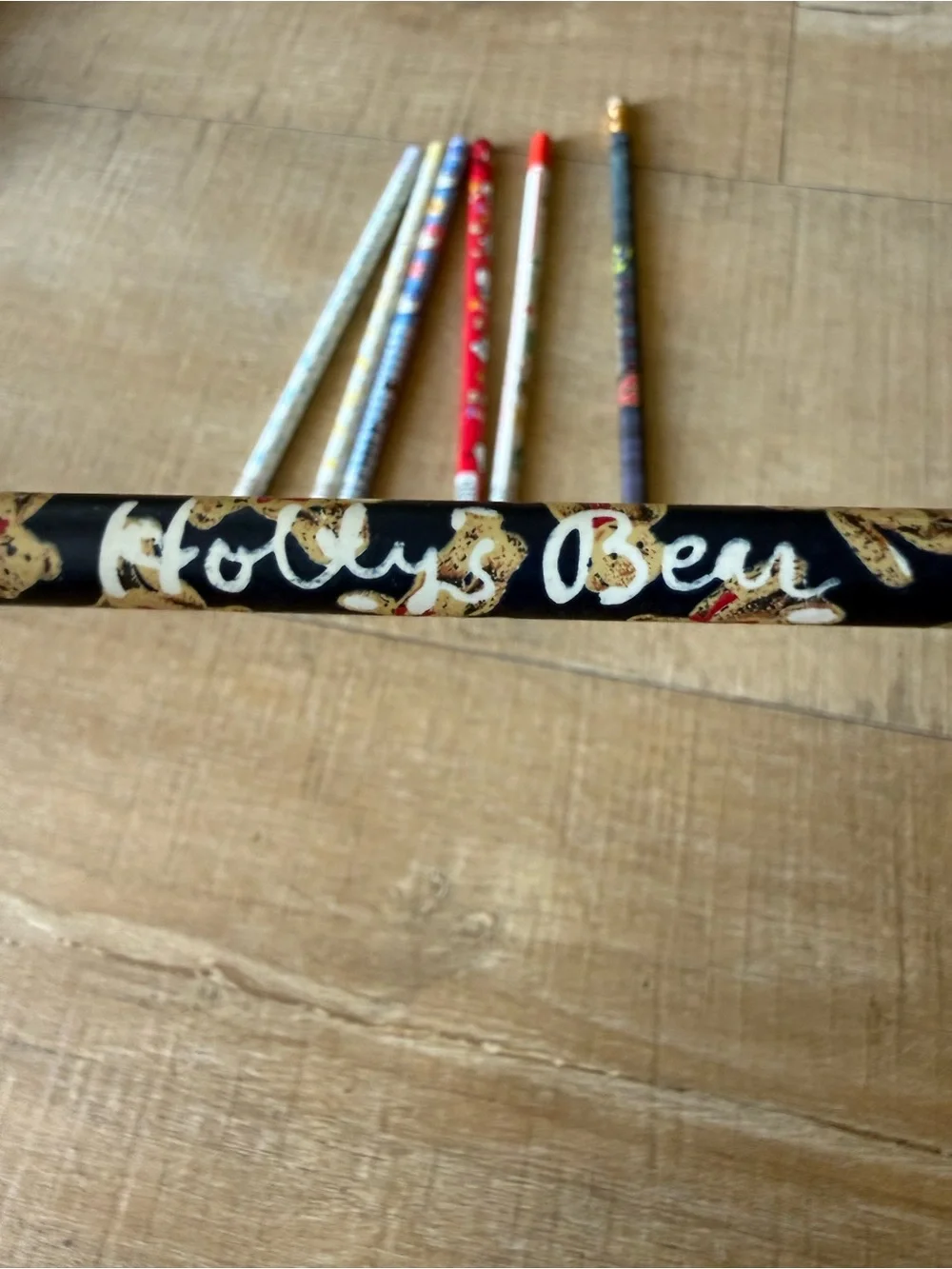 Vintage 90s Sanrio Pencil Lot of 7 Marron Cream Holly’s Bear Hello Kitty Keroppi